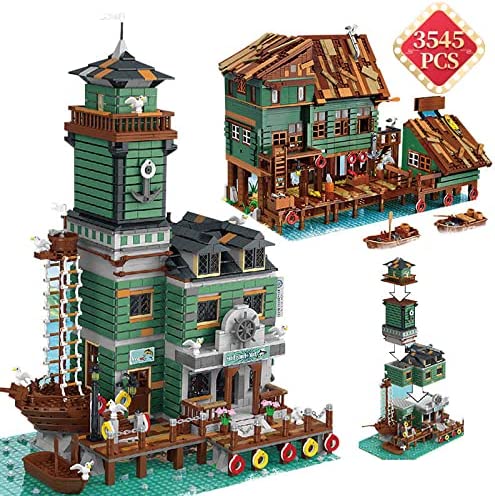 Harbortown Boat House Diner Building Blocks Set | General Jim’s Toys & Bricks | GJ-BHD