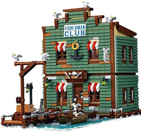 Harbortown Fisherman Club Building Blocks Set | General Jim’s Toys & Bricks | GJ-FC