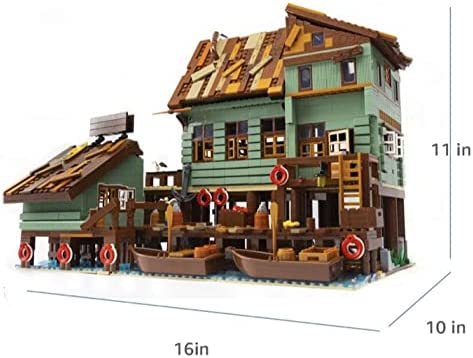 Harbortown Captain’s Wharf Building Block Set | General Jim’s Toys & Bricks | GJ-CW