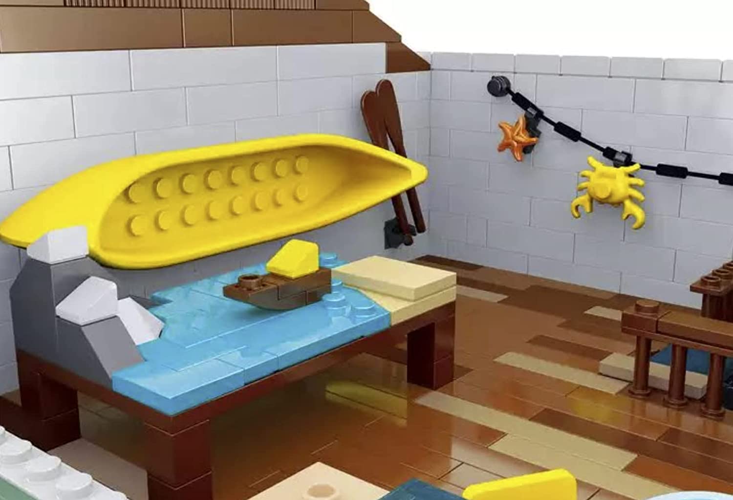 Harbortown Ship Repair Yard Building Block Set | General Jim’s Toys & Bricks | GJ-SRY