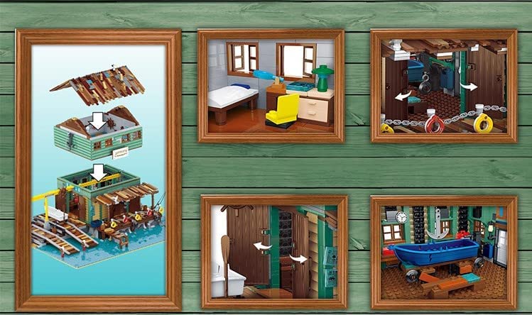 Harbortown Ship Repair Yard Building Block Set | General Jim’s Toys & Bricks | GJ-SRY