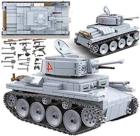 Open Box | WWII German LT-38 Panzer Light Tank Building Blocks Set