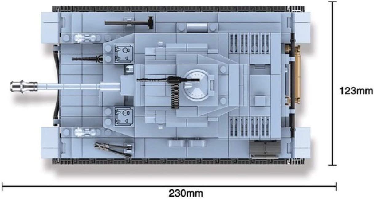 Panzerkampfwagen Panzer IV German Tank Building Blocks Toy Set