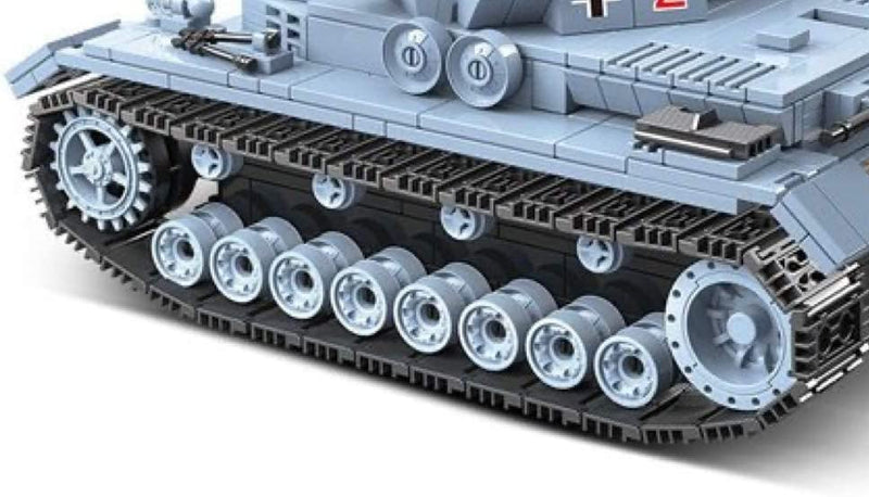 Panzerkampfwagen Panzer IV German Tank Building Blocks Toy Set