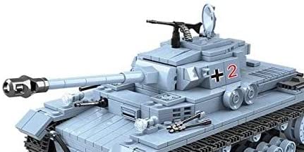 Panzerkampfwagen Panzer IV German Tank Building Blocks Toy Set