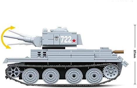 BT-7 Russian Army Tank Building Block Set | General Jim's Toys & Bricks | GJ-GJBT7