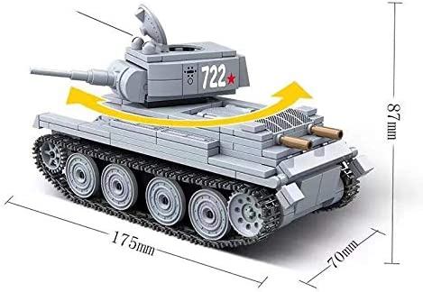 OPEN BOX BT-7 Calvary Russian Army Tank Building BlocksToy Bricks Set | General Jim's Toys