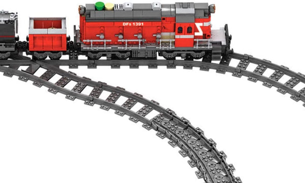 Big Building Block Track Set Electric Intelligent Locomotive