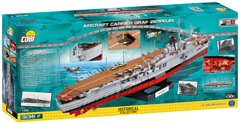 Cobi Aircraft Carrier Graf Zeppelin Building Blocks Toy Set #4826