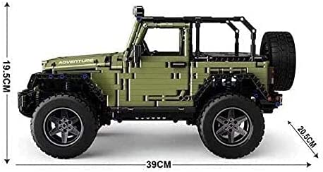 Off Road Vehicle Jeep Wrangler Building Blocks Toy Bricks Set | General Jim's Toys