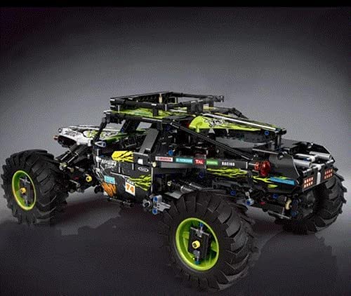 Tough Green Hound RC Buggy Building Block Vehicle | General Jim's Toys & Bricks | GJ-TGHB