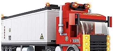 Big Rig Tractor Trailer Truck Building Blocks Set | General Jim's Toys & Bricks | GJ-KOT