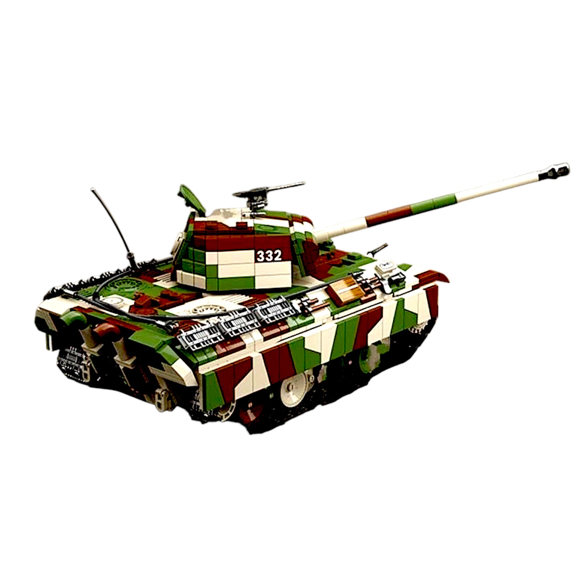 Panzerkampfwagen V 332 Panther Tank Building Blocks Set | AUSF.G SD.KF
