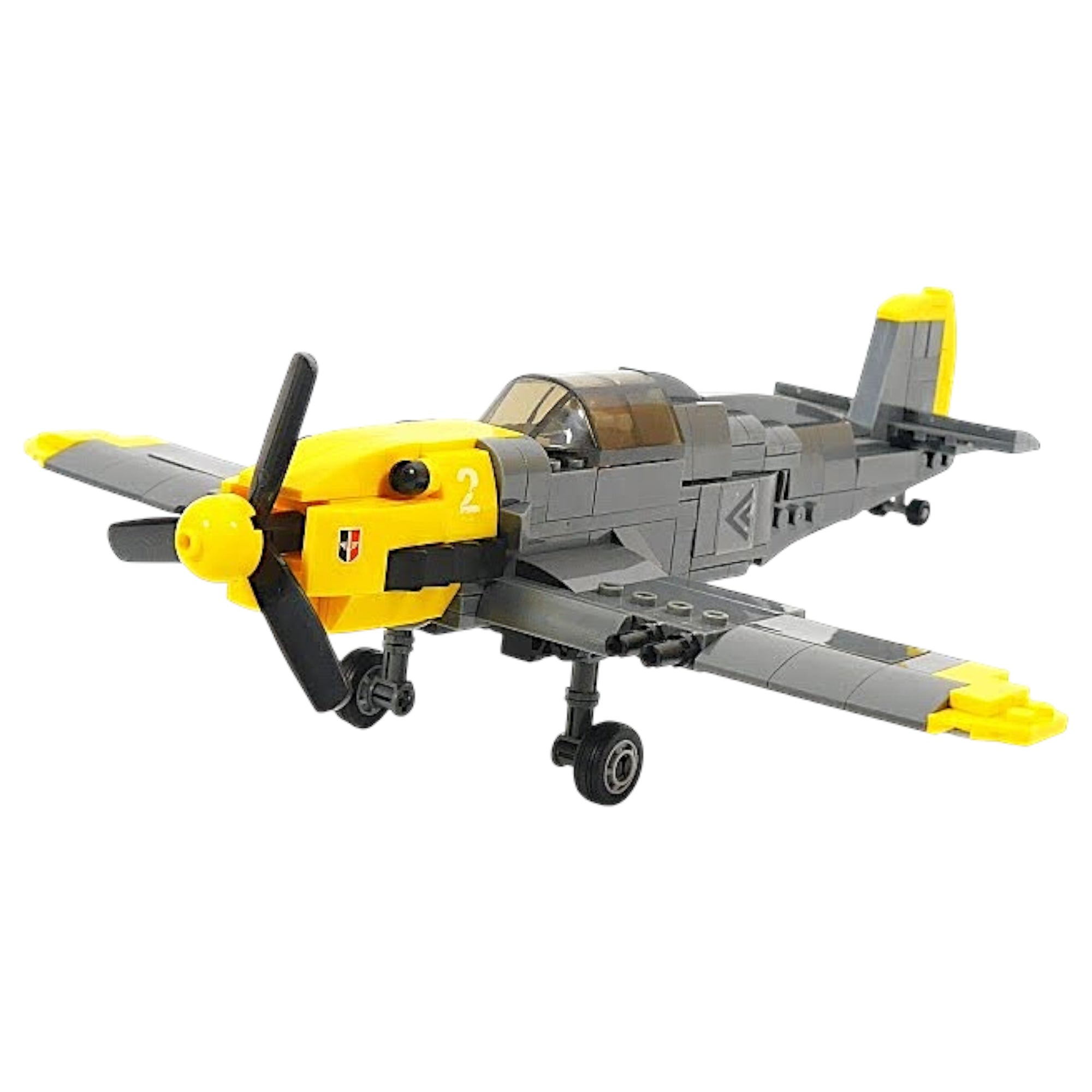 WW2 BF-109 Aircraft Building Bricks Toy Plane Set | General Jim's