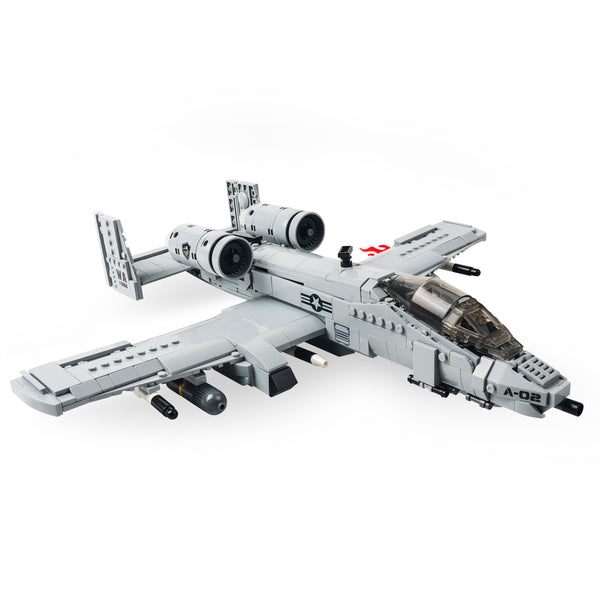 A-10 Fighter Thunderbolt Aircraft Plane Building Block Set | General Jim's Toys & Bricks | GJ-AA10