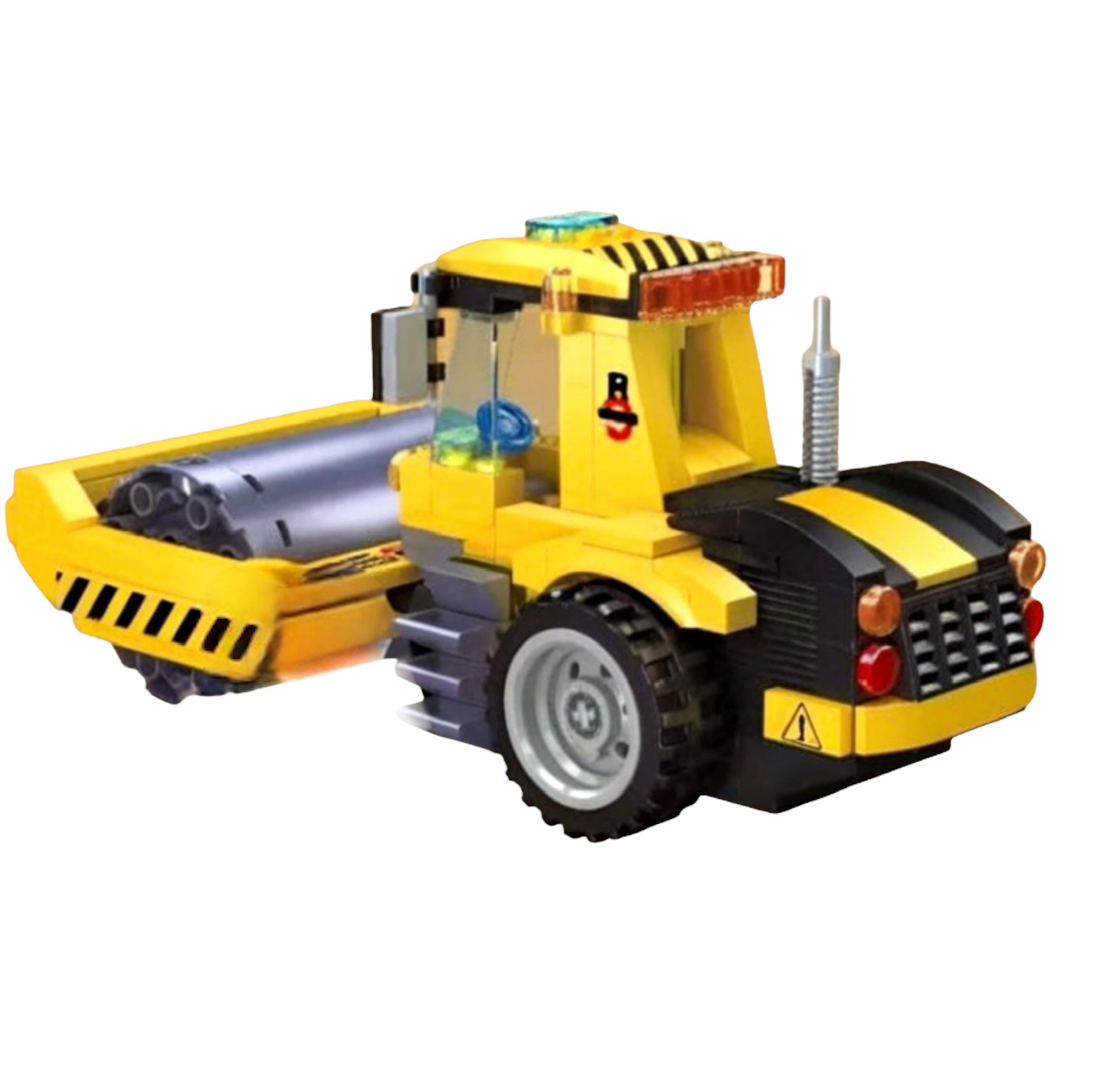 Large Road Roller Building Block Set - 334 Pieces | General Jim's Toys & Bricks | GJ-LRR