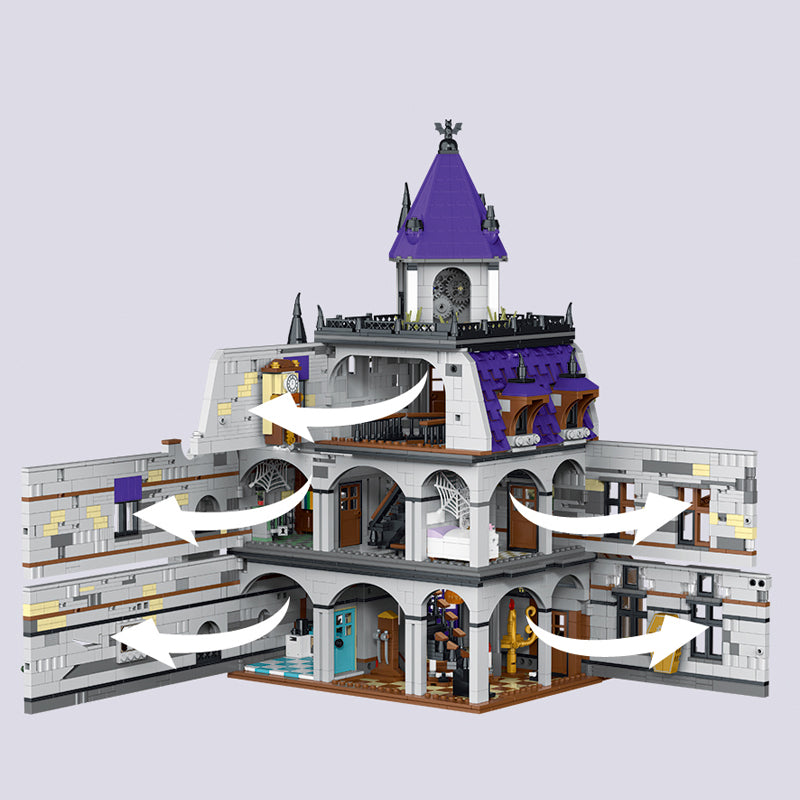 Haunted Manor Modular Building Block Set | General Jim's Toys & Bricks | GJ-HM