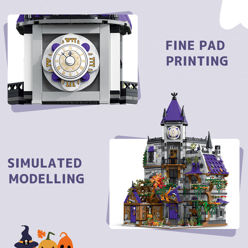 Haunted Manor Modular Building Block Set | General Jim's Toys & Bricks | GJ-HM