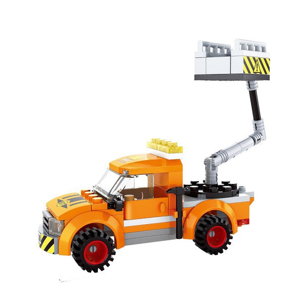 City Brigade Construction Building Blocks Truck Set