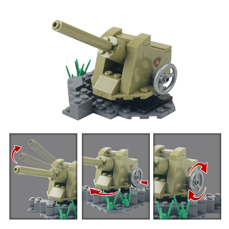 A-10 Fighter Thunderbolt Aircraft Plane Building Block Set | General Jim's Toys & Bricks | GJ-AA10