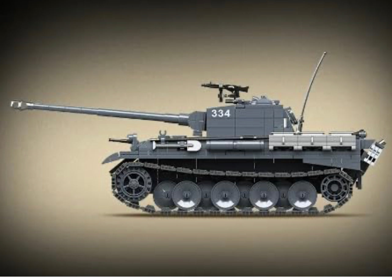 Panther Ausf. G Sd.Kfz.171 Tank Building Block Set | General Jim's Toys & Bricks | GJ-GP334