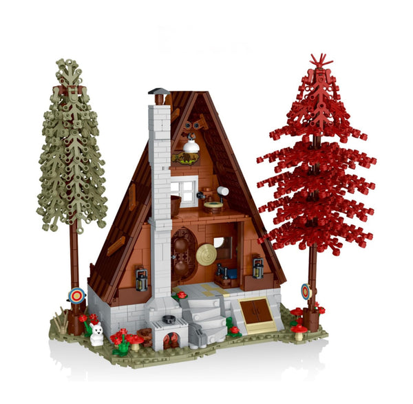Modular Cabin In the Woods Building Blocks Toy Brick Building Set | General Jim's Toys