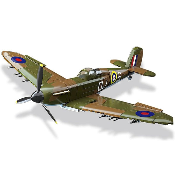 British Spitfire Building Blocks Plane