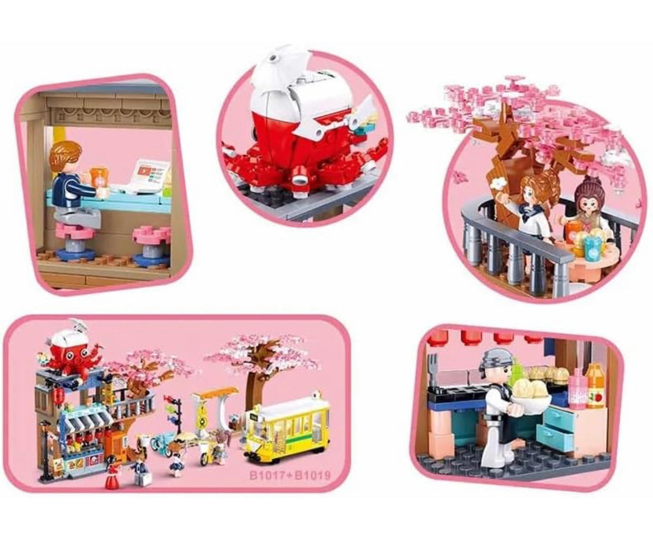Tako Yaki Store Building Blocks Set | General Jim's Toys & Bricks | GJ