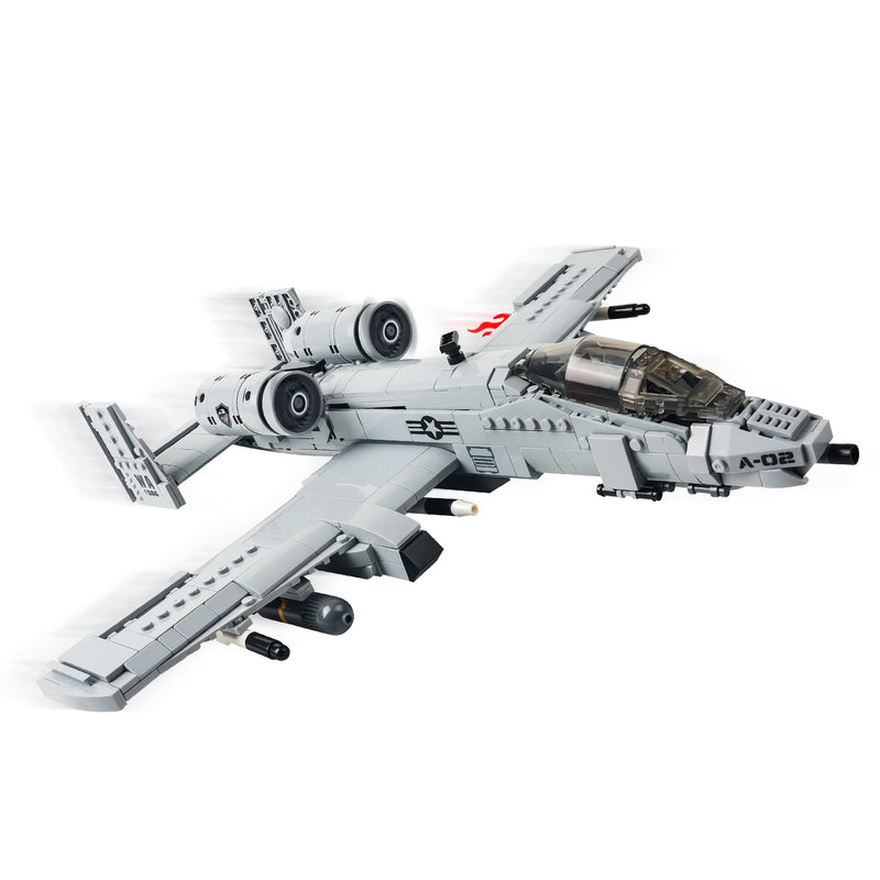 A-10 Fighter Thunderbolt Aircraft Plane Building Block Set | General Jim's Toys & Bricks | GJ-AA10