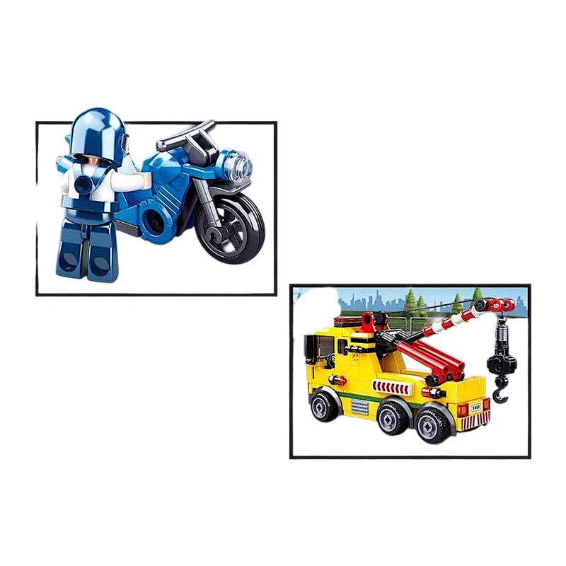 Large Tow Truck Building Blocks Set 205-Piece Model Vehicle Alternative Bricks