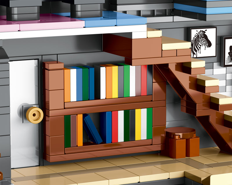 The Lambda House Lighted Building Blocks Set | General Jim's Toys & Bricks  | GJ-TLH
