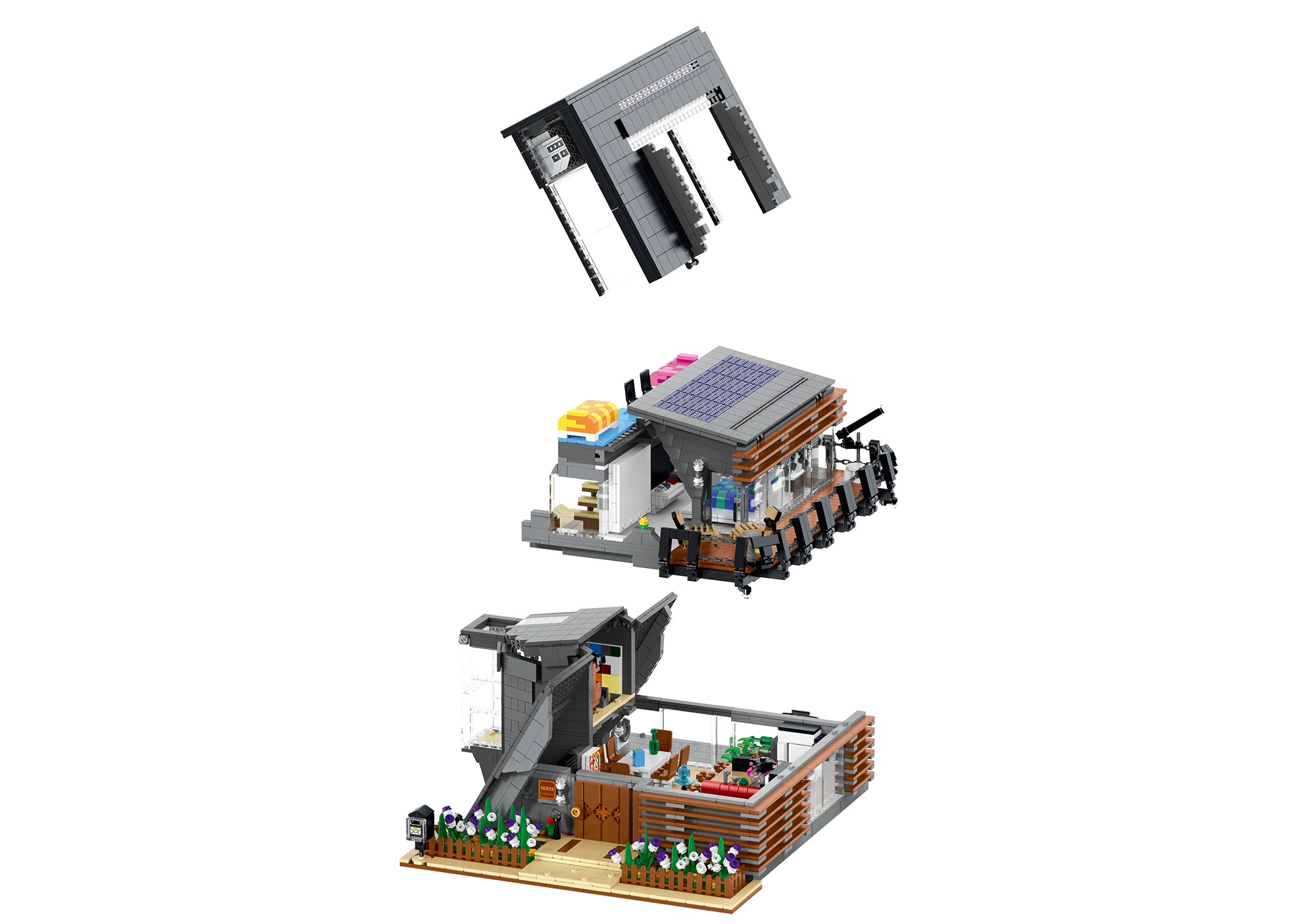 The Lambda House Lighted Building Blocks Set | General Jim's Toys & Bricks | GJ-TLH