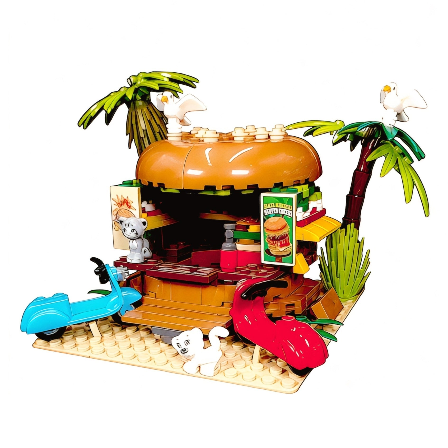 Open Box | Paradise Burger Building Blocks Set