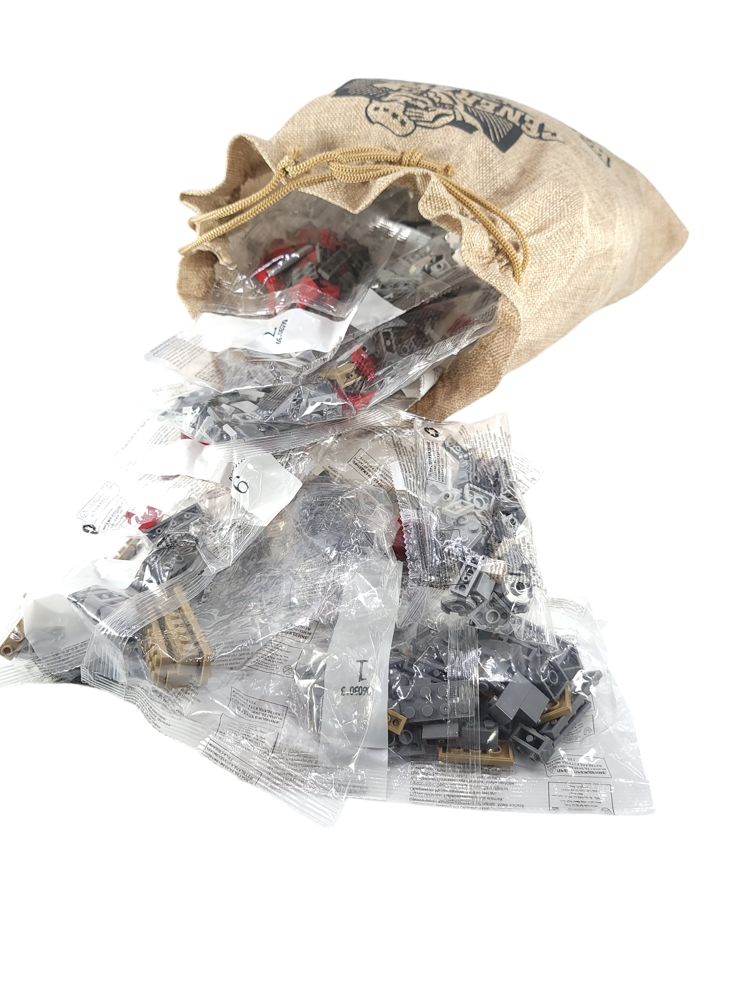 Mixed building blocks grab bag | 3 pound random pieces | Military Set Pieces