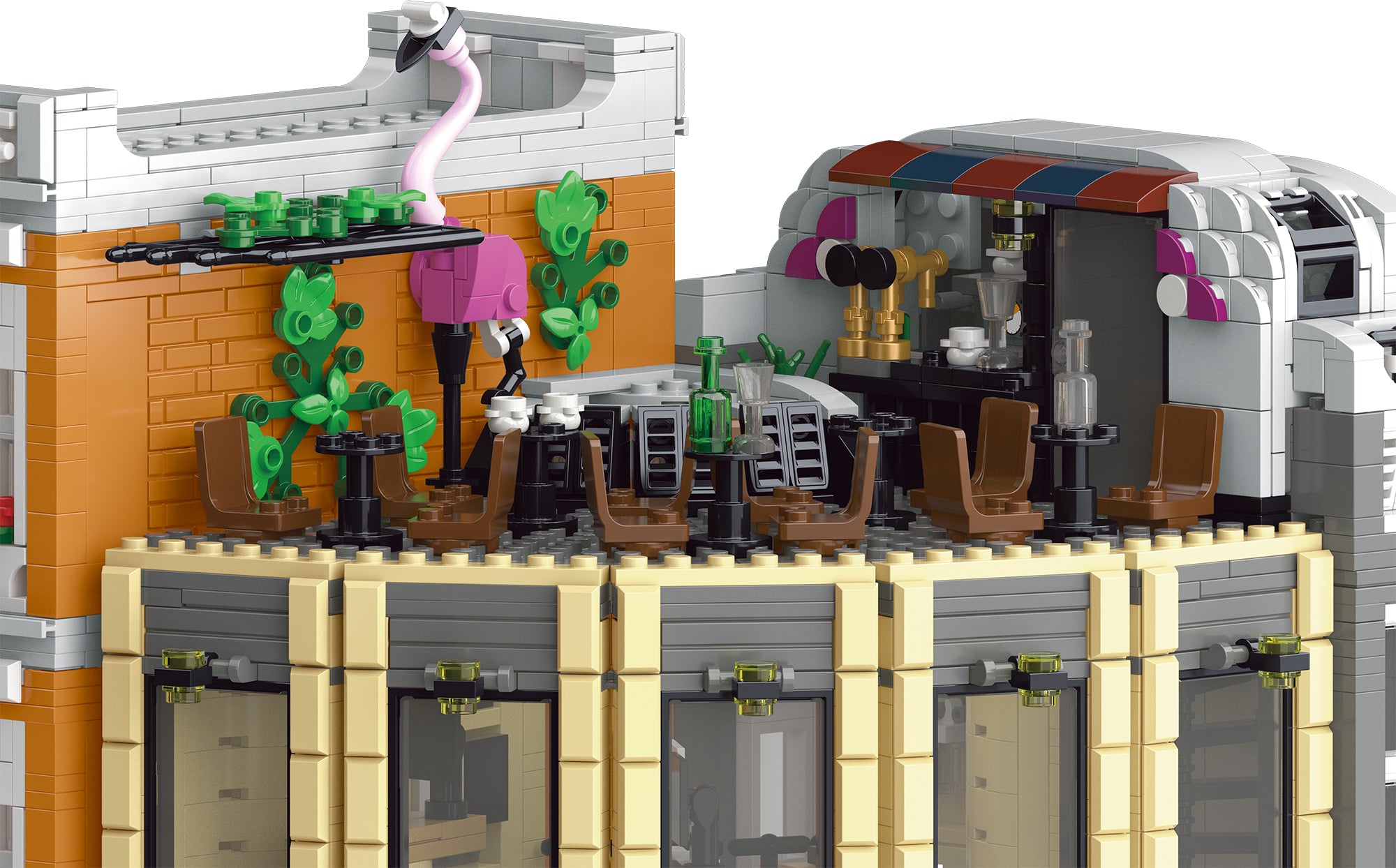 Corner Department Store Building Blocks Set | 3,231 Pieces | GJ-CDS