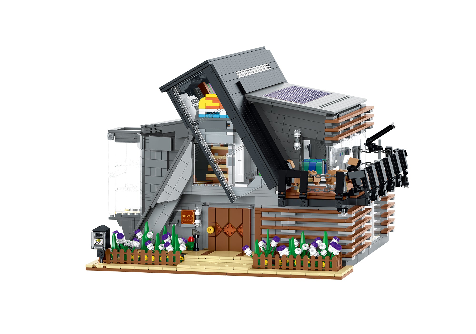 The Lambda House Lighted Building Blocks Set | General Jim's Toys & Bricks | GJ-TLH
