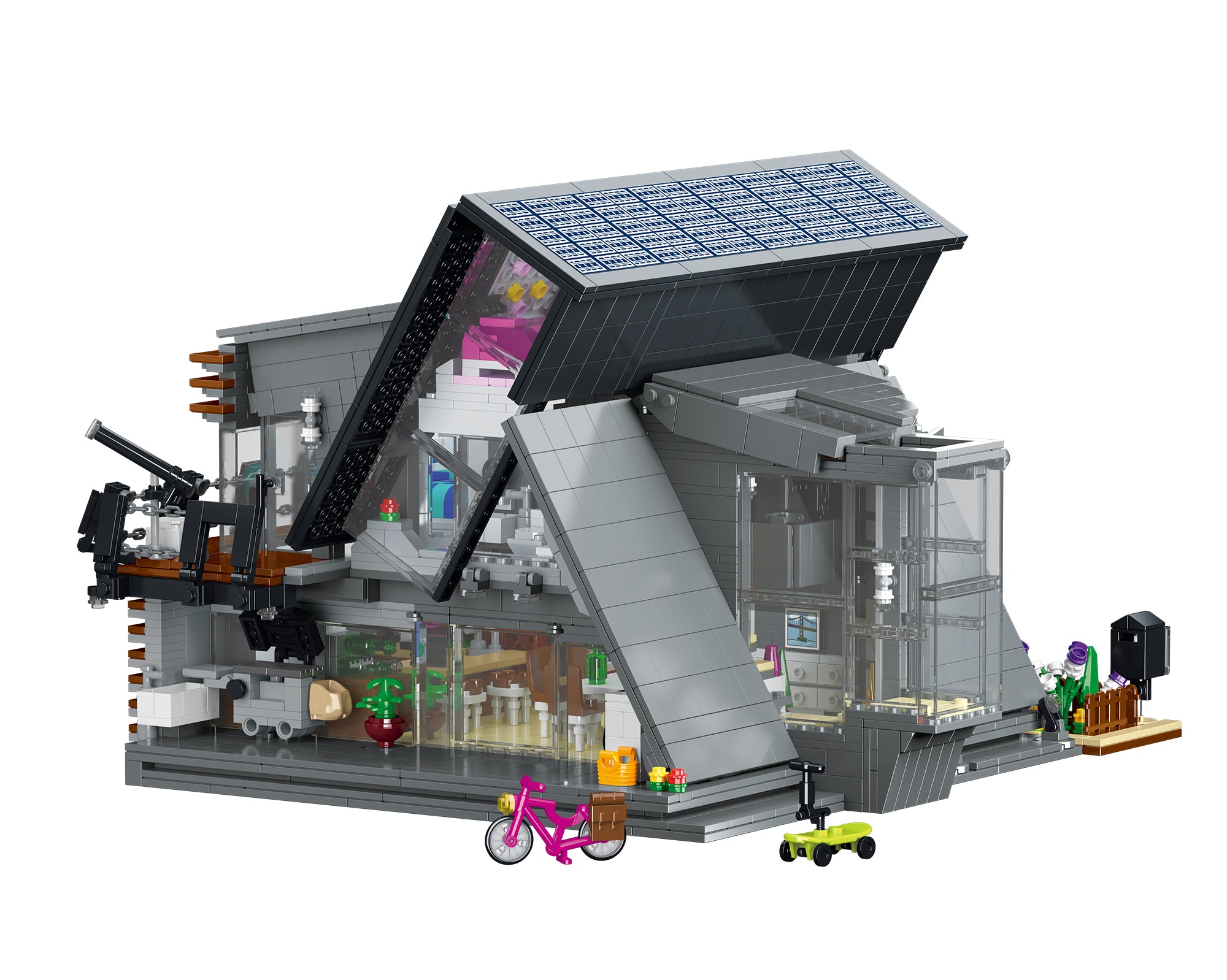 The Lambda House Lighted Building Blocks Set | General Jim's Toys & Bricks | GJ-TLH