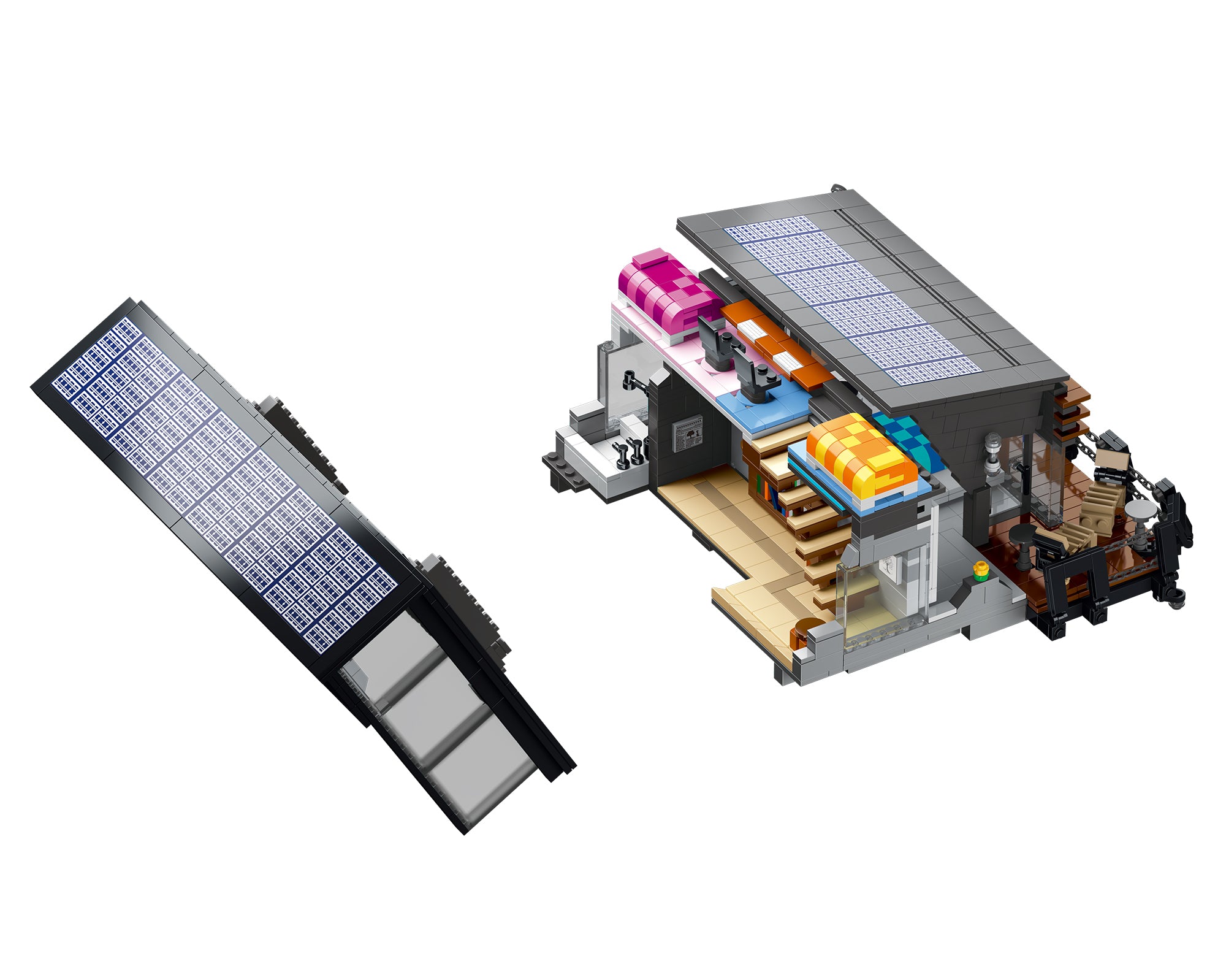 The Lambda House Lighted Building Blocks Set | General Jim's Toys & Bricks | GJ-TLH
