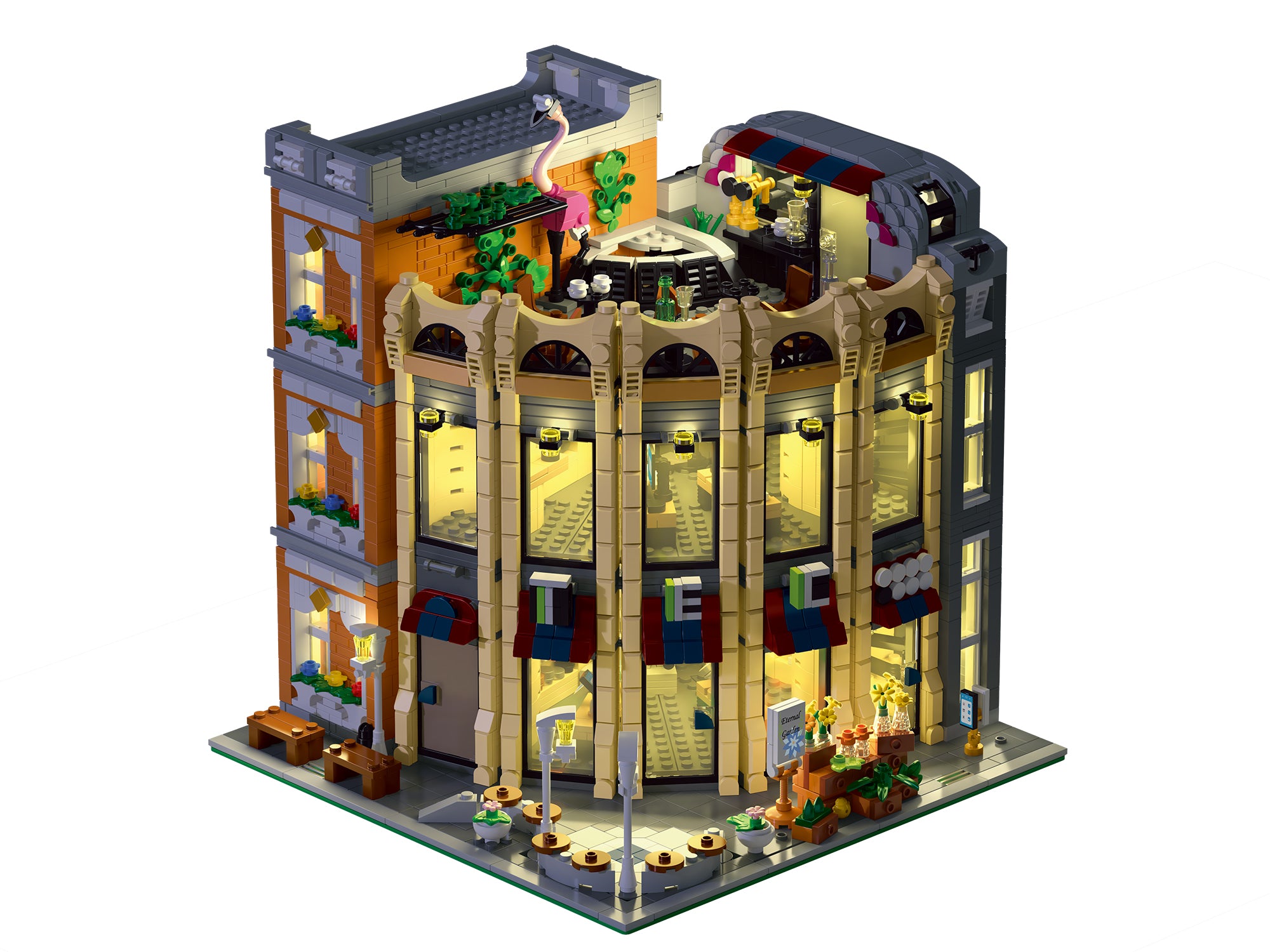 Corner Department Store Building Blocks Set | 3,231 Pieces | GJ-CDS