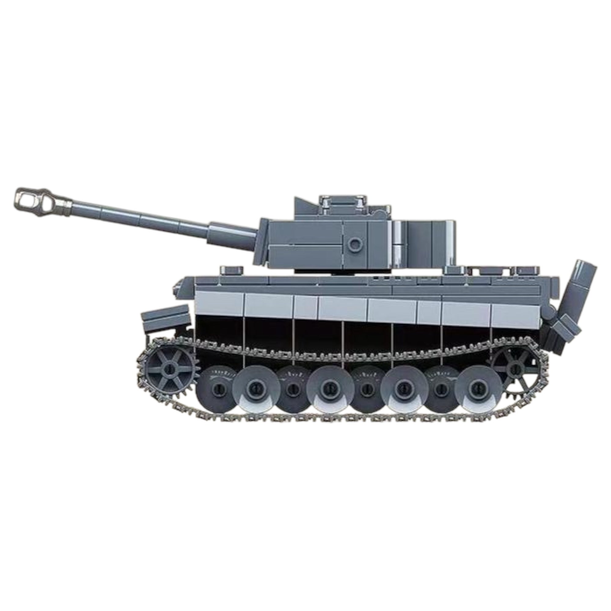 WWII Panzerkampfwagen VI Tiger I AUSF E Sd.Kfz.181 Building Blocks Tan
