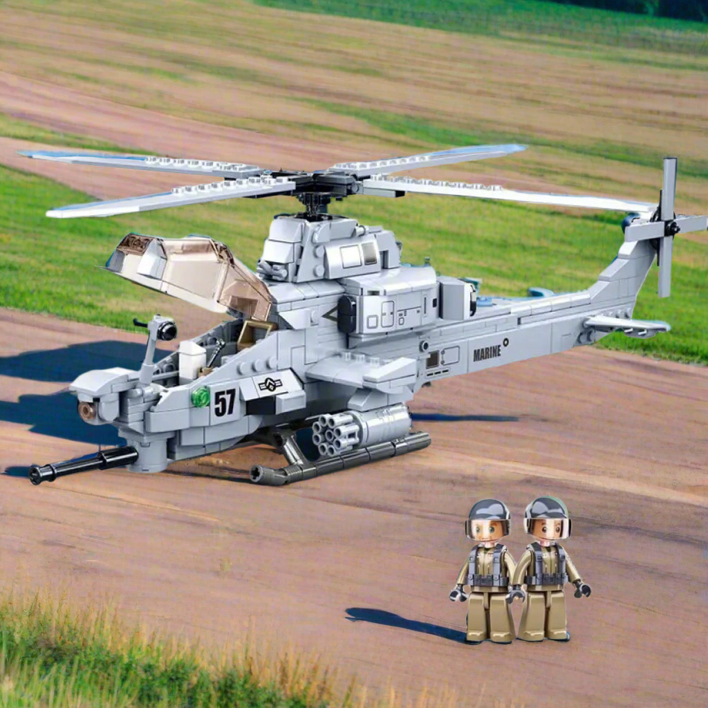 AH-1Z Viper Attack Helicopter Building Blocks Set | General Jim's Toys & Bricks | GJ-GAH