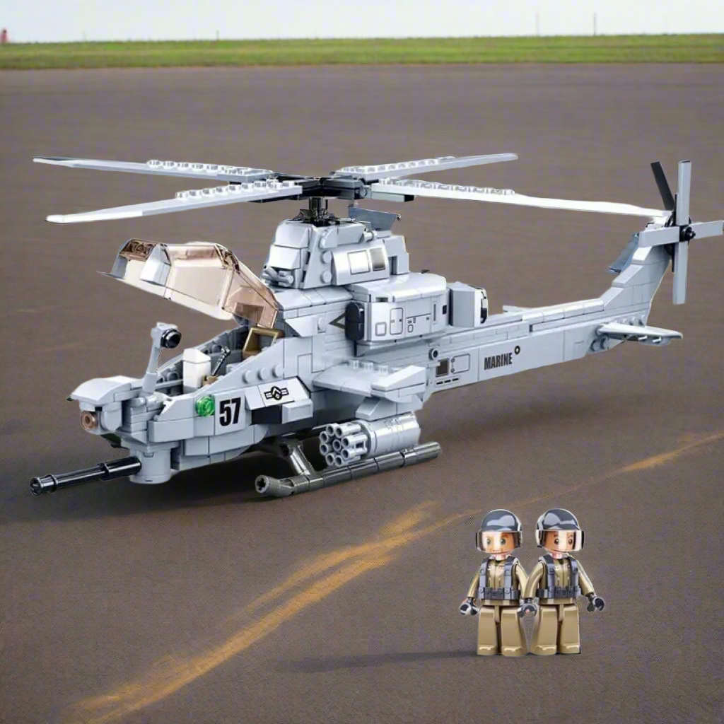 AH-1Z Viper Attack Helicopter Building Blocks Set | General Jim's Toys & Bricks | GJ-GAH