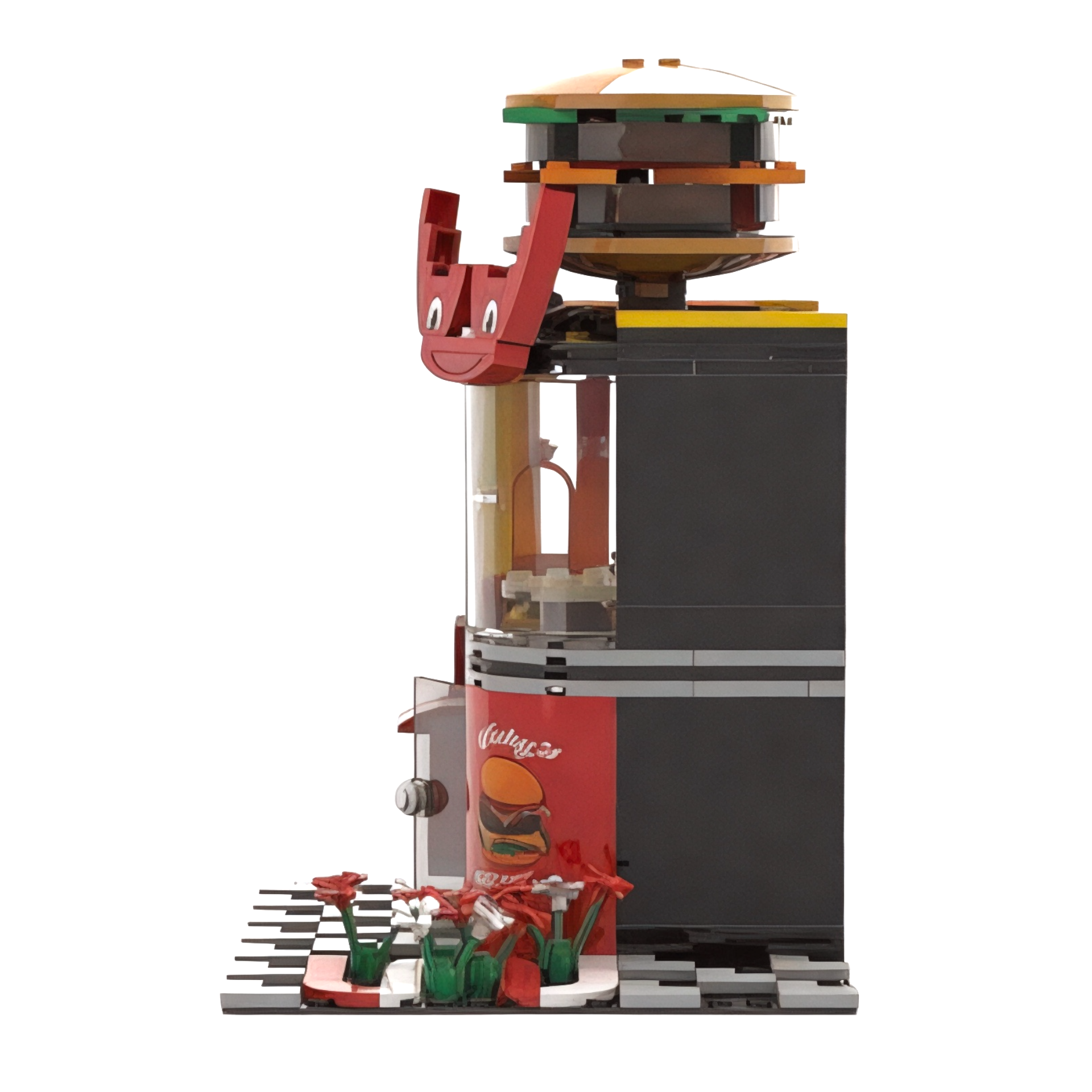 Open Box | Wacky's Fast Food™ Burger Joint Building Blocks Set