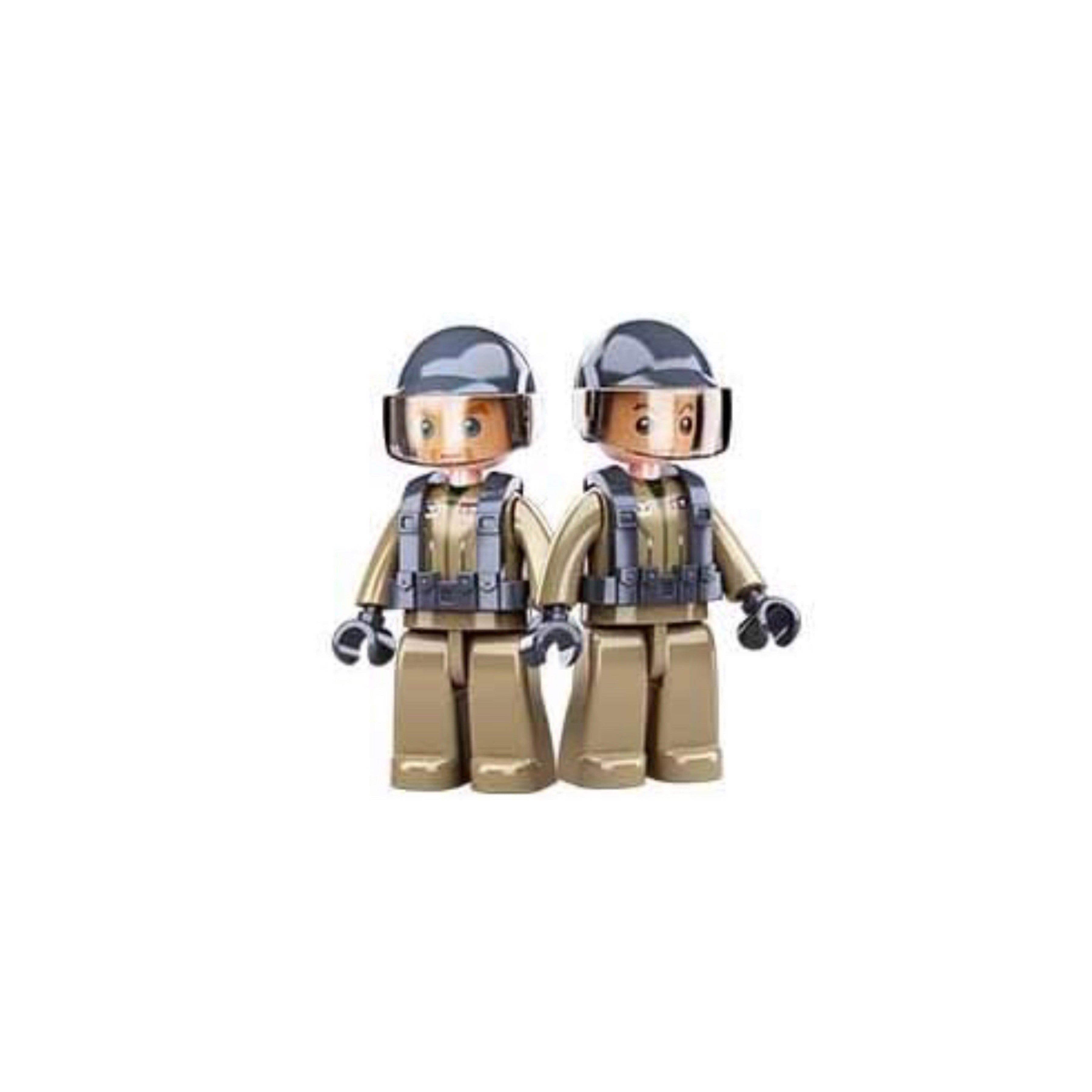 WZ-10 Fighter Helicopter Building Blocks Toy Set