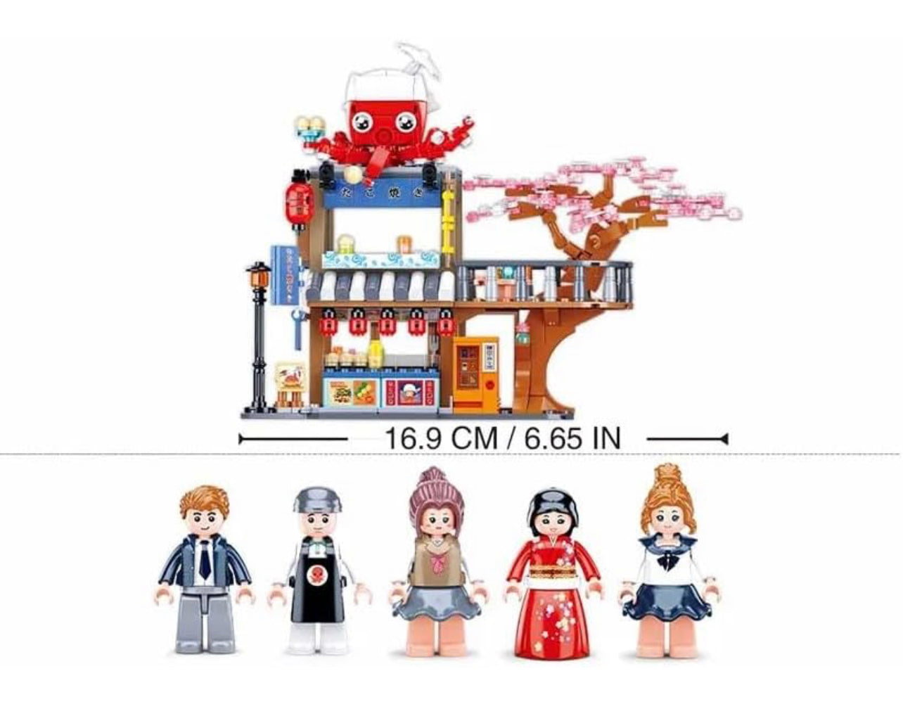 Open Box | Tako Yaki Store Building Blocks Set