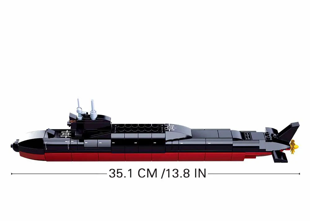 Type 094 Nuclear Submarine Building Block Set| General Jim's Toys & Bricks | GJ-NS