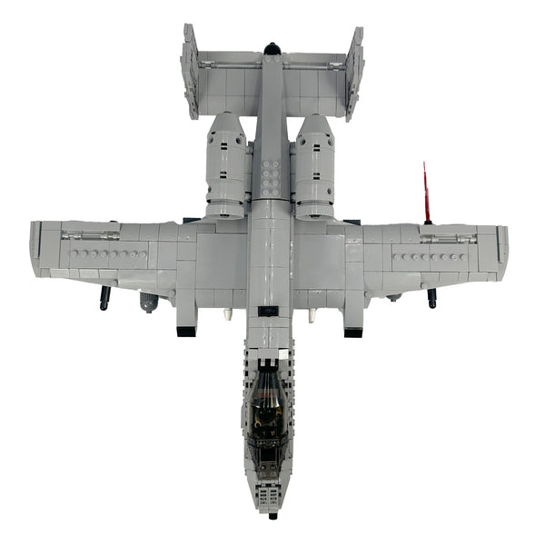 A-10 Fighter Thunderbolt Aircraft Plane Building Block Set | Fighter Plane Bricks Kit