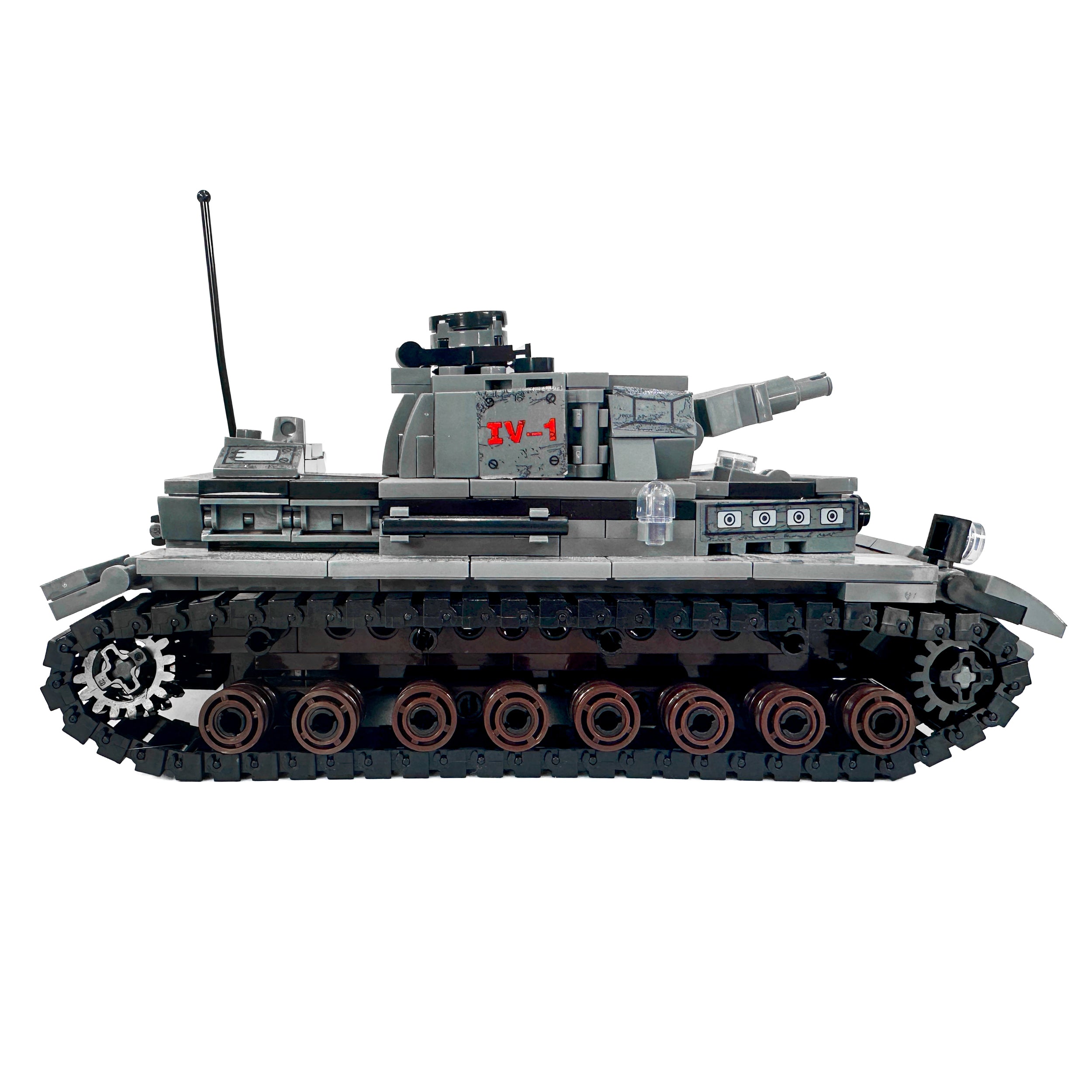 Right side view of Panzer IV tank used by German forces during WWII