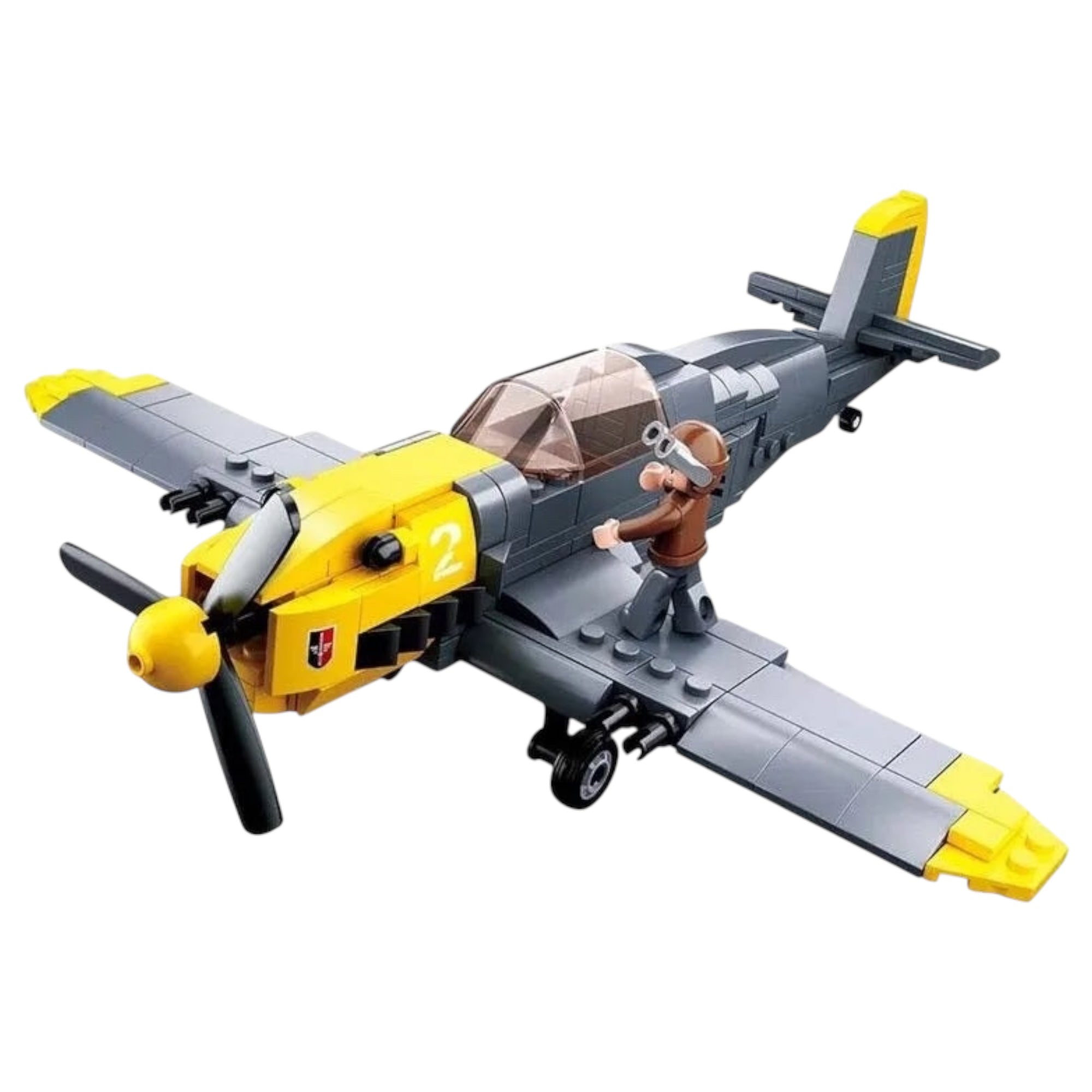 WWII German Fighter BF-109 Building Blocks Set | General Jim's Toys & Bricks | GJ-GWW2FP