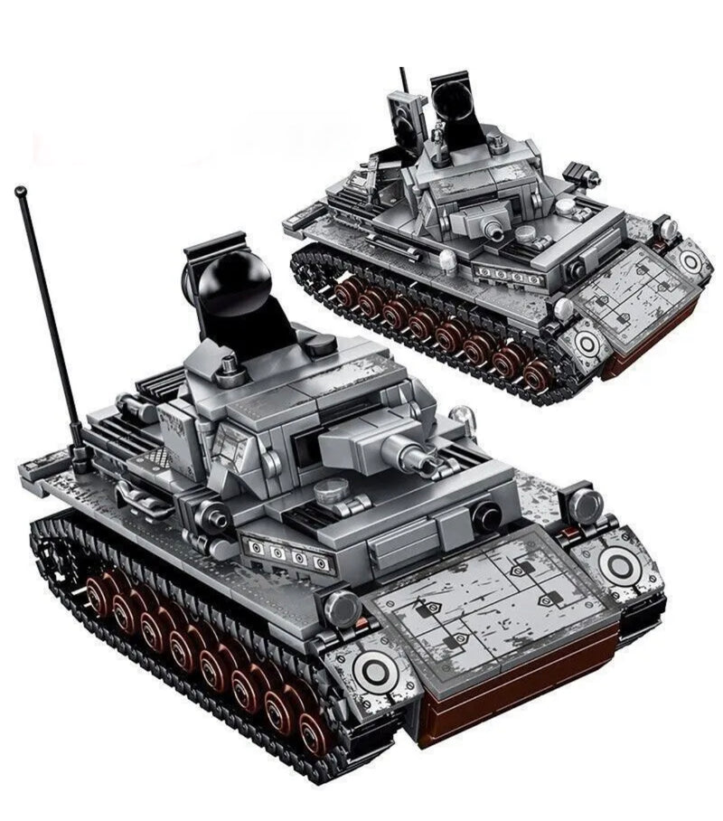 WWII Panzer IV Military Building Blocks Tank Set - Iron Steel WW2 German Tank | General Jim’s